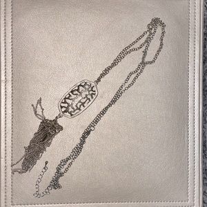 Gold Kendra Scott necklace with tassels